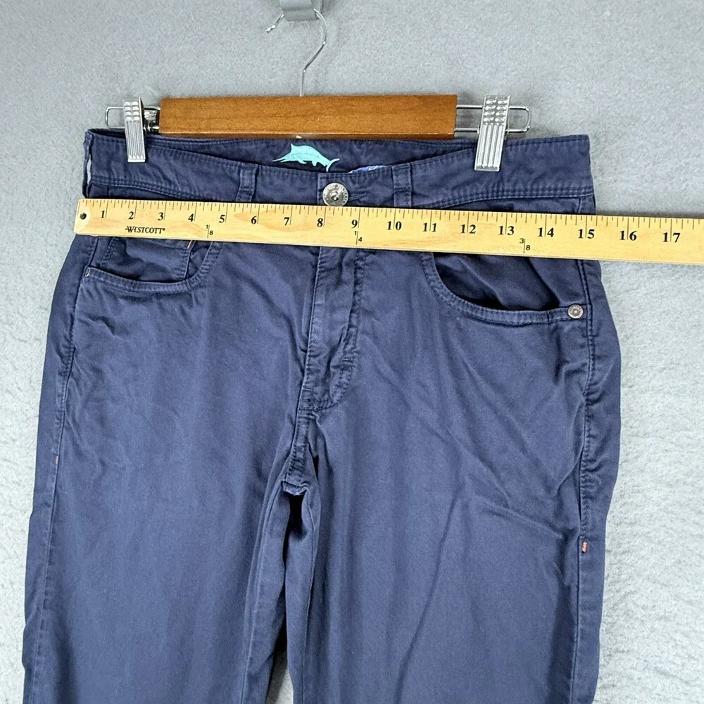 Tommy Bahama Pants Mens 30x30 Blue Performance Stretch Pima Blend Golf Chino